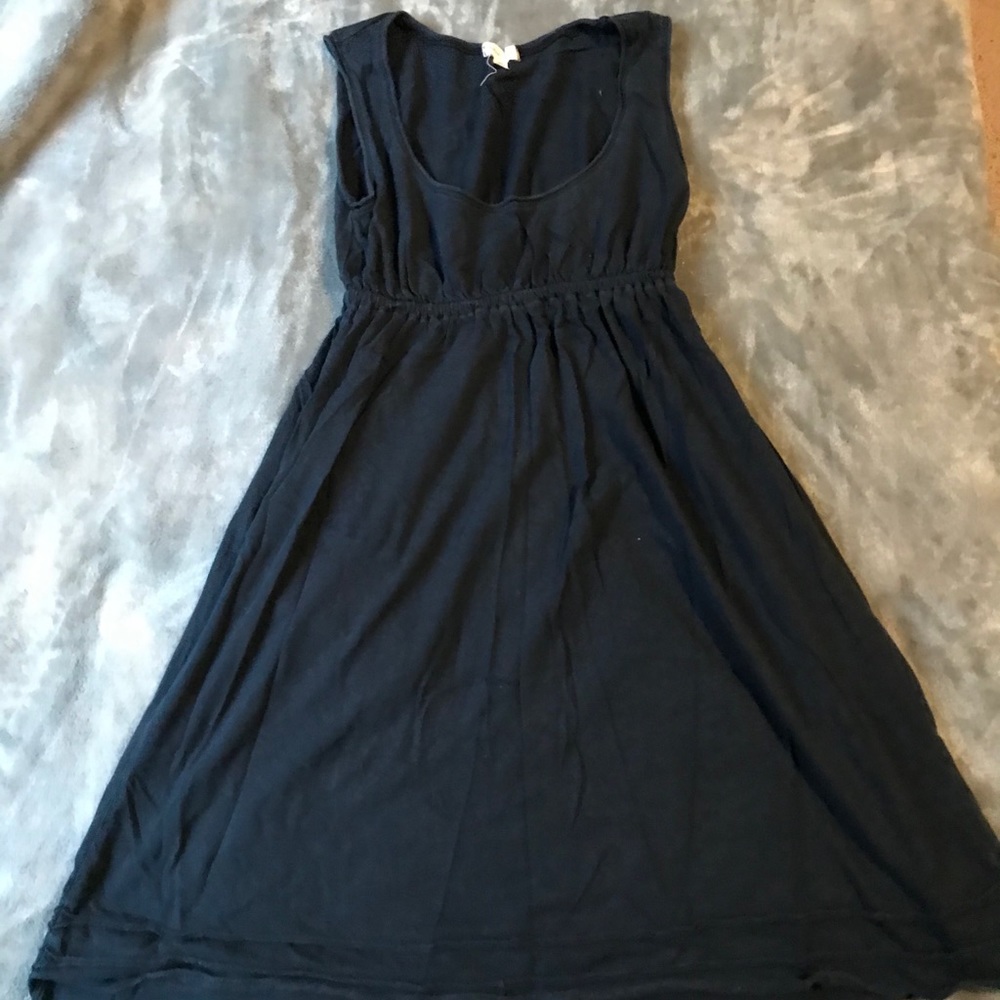 Black cotton dress
